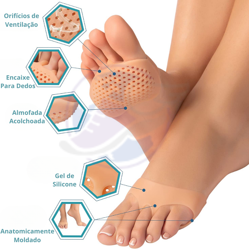 Palmilha de Silicone SoleConfort Ortopédica
